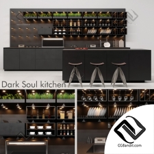 Кухня Kitchen furniture DARK SOUL