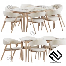 Стол и стулья Dining Set 21