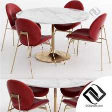 Стол и стул Table and chair West elm and Crate&Barrel
