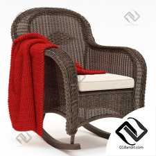 Кресло Armchair Classic Plantation Rocker Frontgate