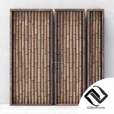 Bamboo decor small frame