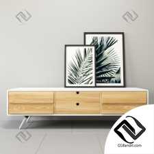 Тумба Sideboard with decor 07