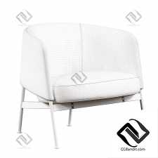 Collar Lounge Chair Metal by Bensen