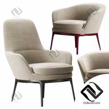 Кресло Armchair B&B italia Maxalto Caratos