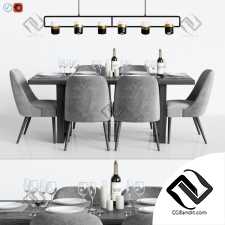 Стол и стул Table and chair Modern 22