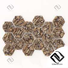 Hexagon panel branch splinter n1