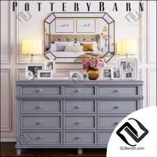 Комод Chest of drawers Pottery Barn Clara Extra