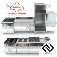 Professional kitchen modular Pratika