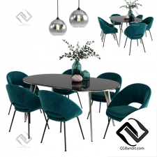 Стол и стул Table and chair WEST ELM 27