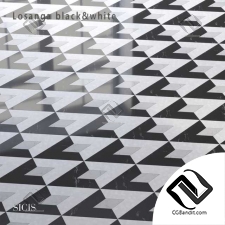 Материалы Кафель,плитка Losanga Black & White