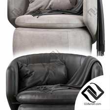 Crescent Swivel Chair