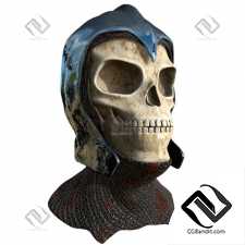 Череп Skull in a helmet