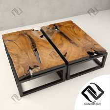 Журнальный стол Coffee table Teak