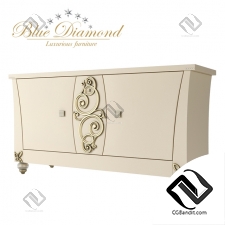 Тумбы, комоды Sideboards, chests of drawers Lanpas Blue Diamond 1101E