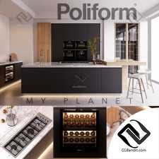 Кухня Kitchen furniture Poliform Varenna My Planet