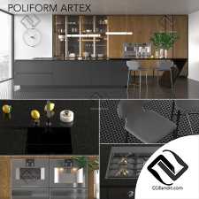 Кухня Kitchen furniture Poliform Varenna Artex 15