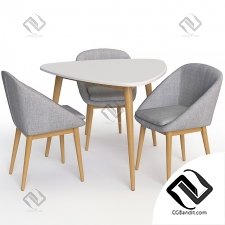 Стол и стул Table and chair Jimi La Redoute