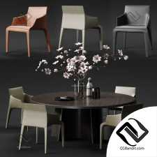 Стол и стул Table and chair POLIFORM SEATTLE,KENSINGTON