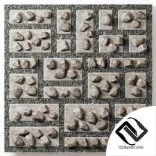 Flowerbed street decor stone n3