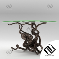 Стеклянный кофейный столик Glass coffee table