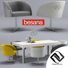 Стол и стул Table and chair Soul-thea, Besana