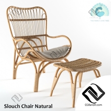 Кресло Armchair Slouch Natural