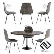 Стол и стул Table and chair 107