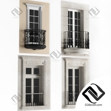 Окна Windows French balcony