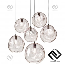 Подвесной светильник twisted glass balls