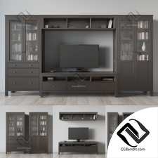 Тумбы, комоды Sideboards, chests of drawers HEMNES TV storage combination