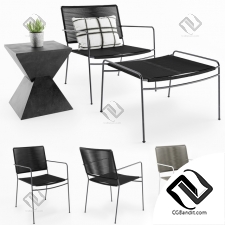 Стол и стул Table and chair coco republic