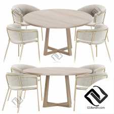 Стол и стулья Dining set 40