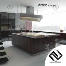 Кухня Kitchen furniture Poliform Varenna Artex