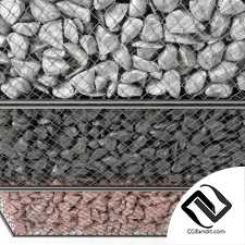 Gabion big rock stone