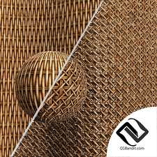 Материал Woven bamboo & rattan