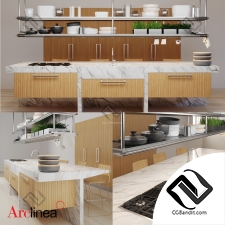 Кухня Kitchen furniture Arclinea Lignum et lapis