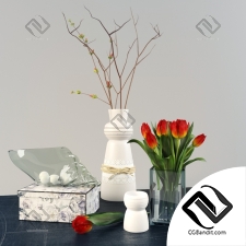 Декоративный набор Decor set with tulips 28