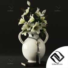 Букет Bouquet Braided Black Elephant VaseTassel Pottery Barn