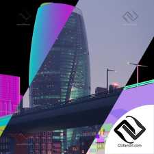 Leeza Soho building by Zaha Hadid Architects scene сцена