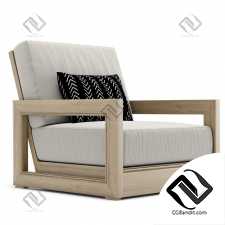 RH Outdoor Costa armchair