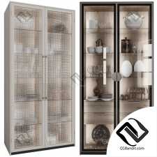 Шкафы Cabinets Сupboard with dishes 04
