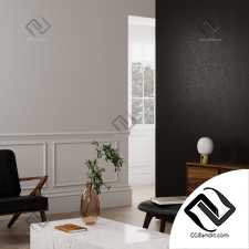 interior minimalism 3d scene интерьер