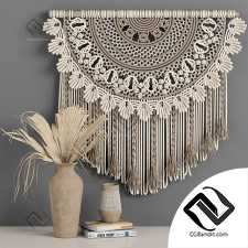 Декоративный набор with Macrame panel 010