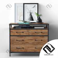 Комод Chest of drawers Juno wood dresser