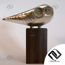 Винтажная статуэтка совы Vintage owl figurine