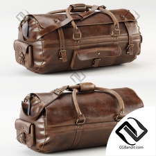 Кожаная спортивная сумка Leather Duffle Bag