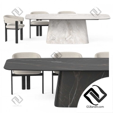 Стол и стулья Cattelan Italia