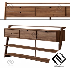 Modern Console Table_TV Stand and Drawers