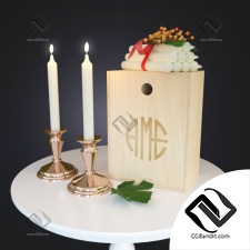 Декоративный набор Decor set Copper Candle
