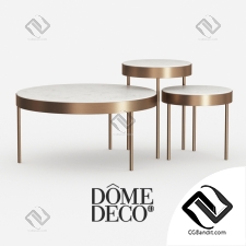 Набор журнальных столов Set of coffee tables  Dome Deco 02